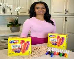 The actress promotes brands like Popsicle on different platforms.